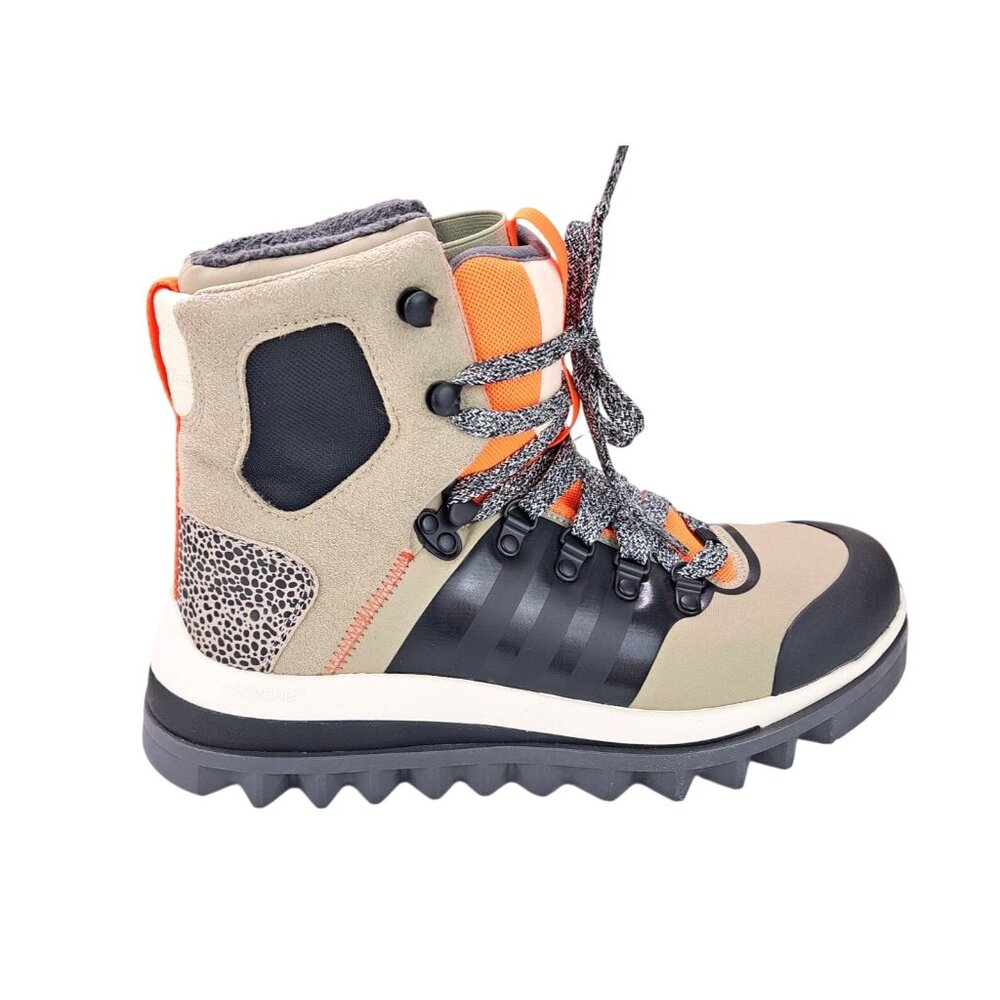 Adidas Stella McCartney Eulampis Hiking Boot Women Size 9 Orange New High Top - Picture 8 of 16